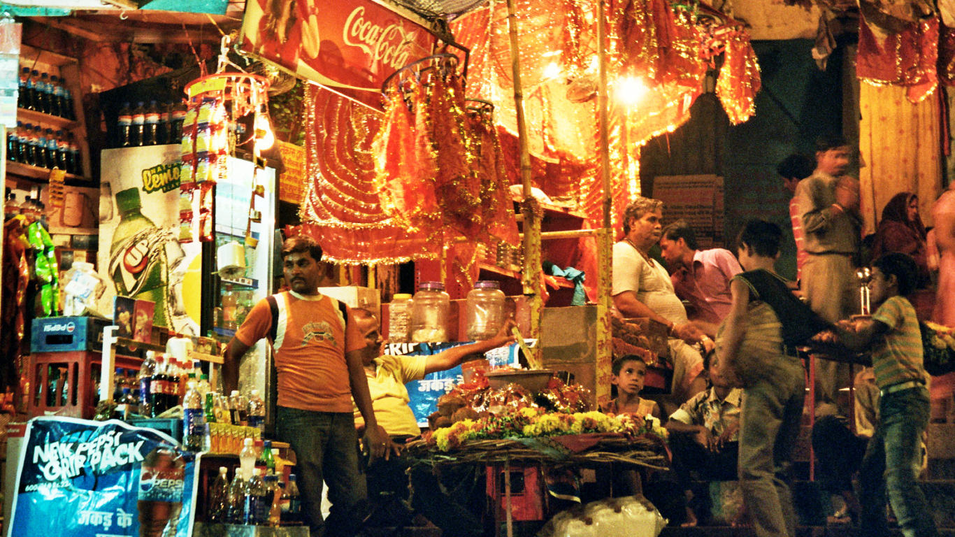 Ночной рынок в Варанаси