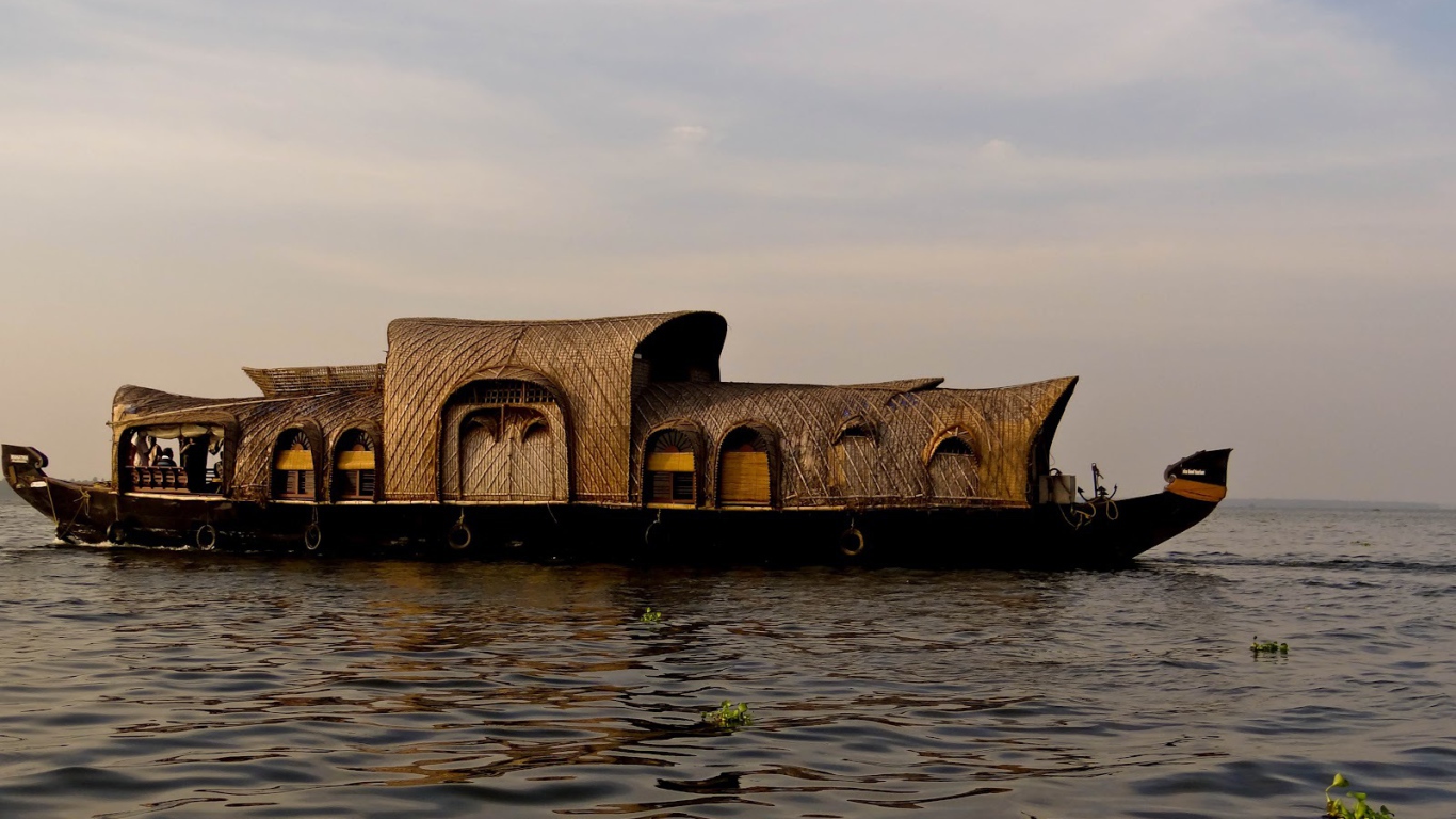 Необычные лодки в Алапуже