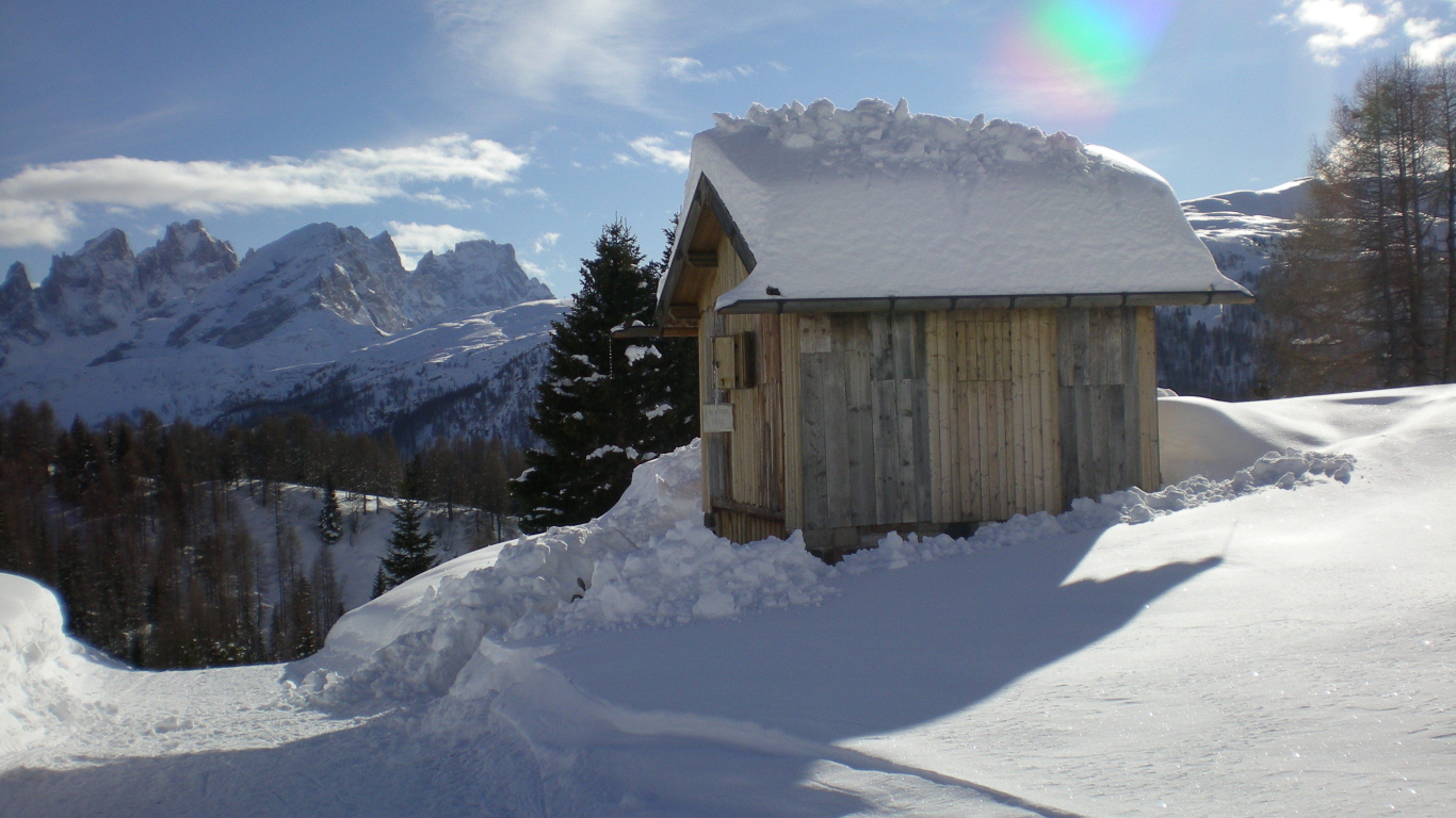 Домик на горнолыжном курорте Валь-Ди-Фасса, Италия