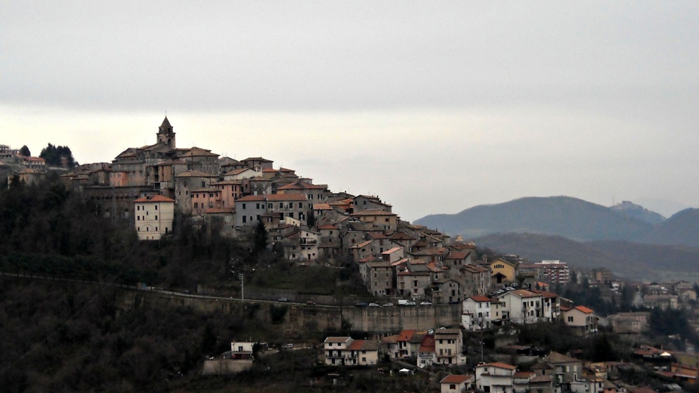 Панорама на курорте Фьюджи, Италия