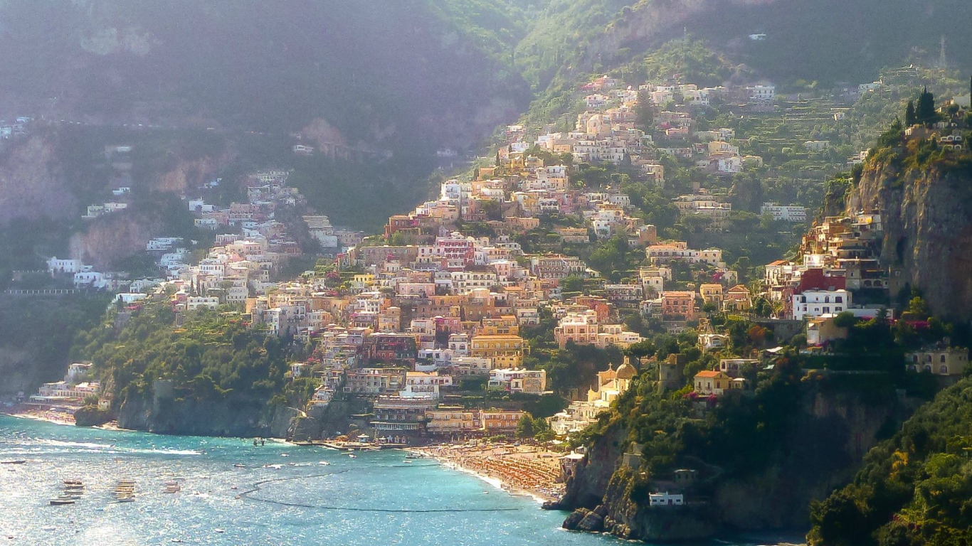 Город-курорт Позитано, Италия