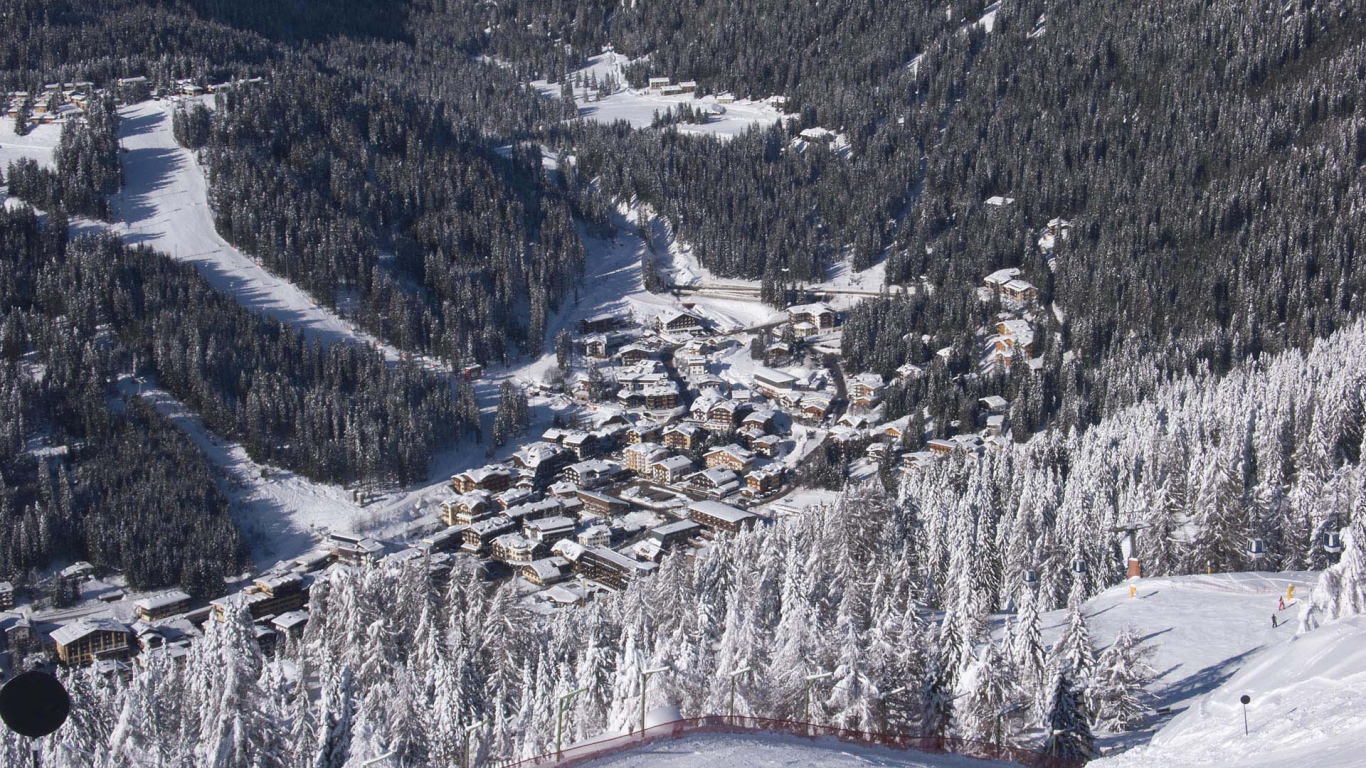 Горнолыжный курорт Мадонна ди Кампильо, Италия