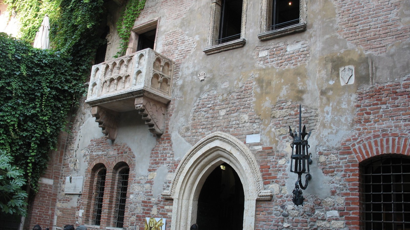 Дом в котором жила Джульетта в Вероне, Италия