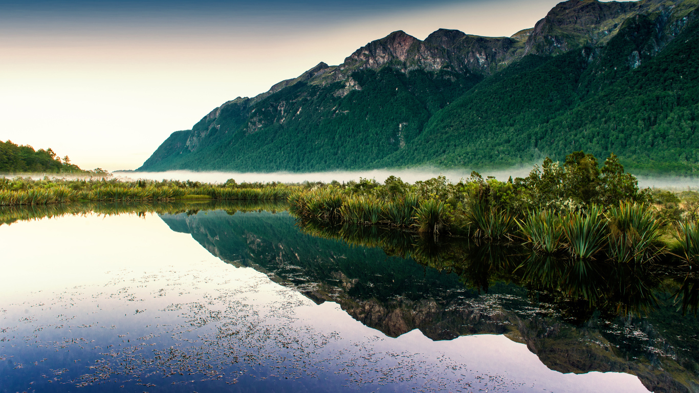 Mirror Lake, New Zealand