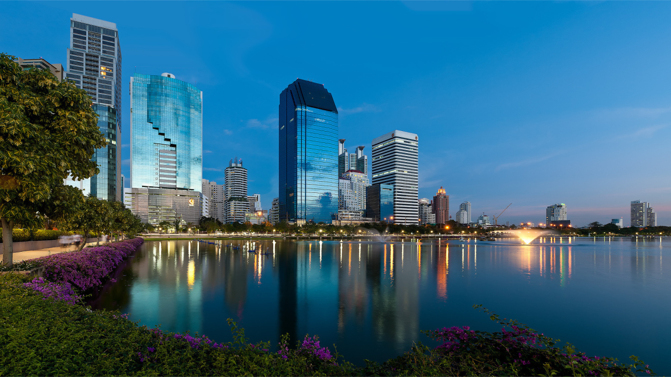 Городской парк в Бангкоке, Таиланд