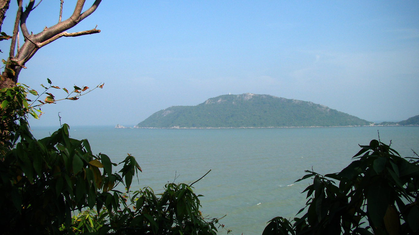 Вид на полуостров на курорте Хуа Хин, Таиланд