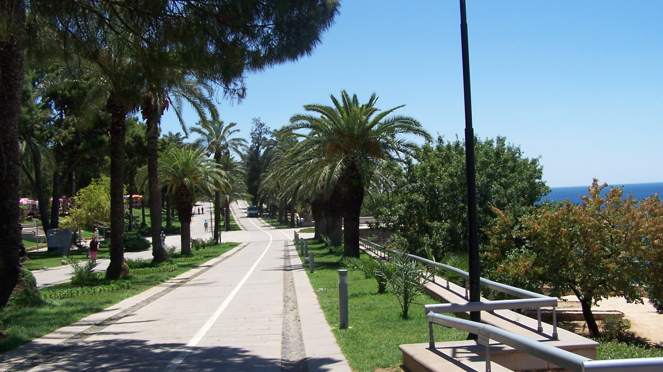 Городские улицы в Кушадасы, Турция