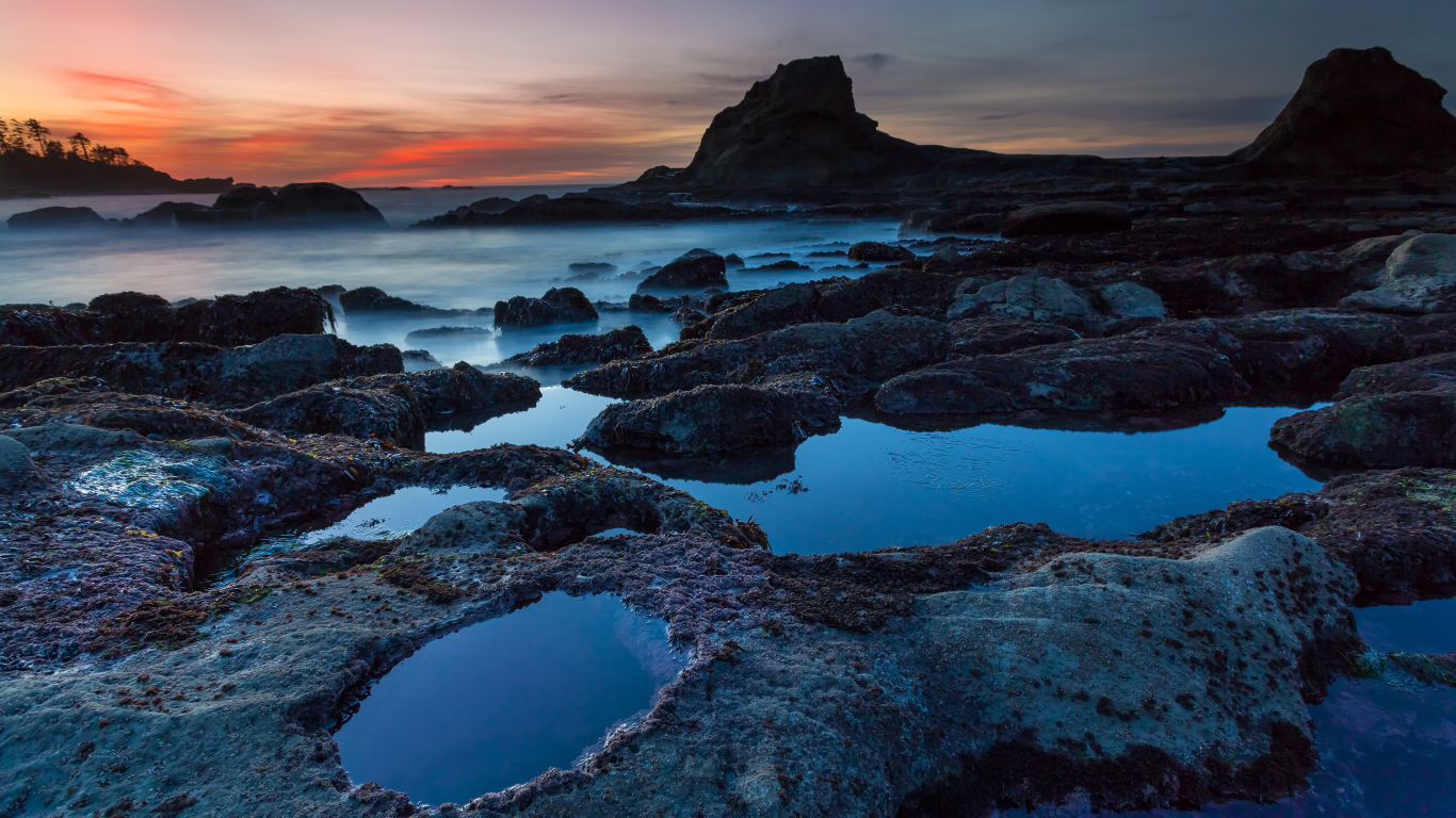 Красивая природа США на закате