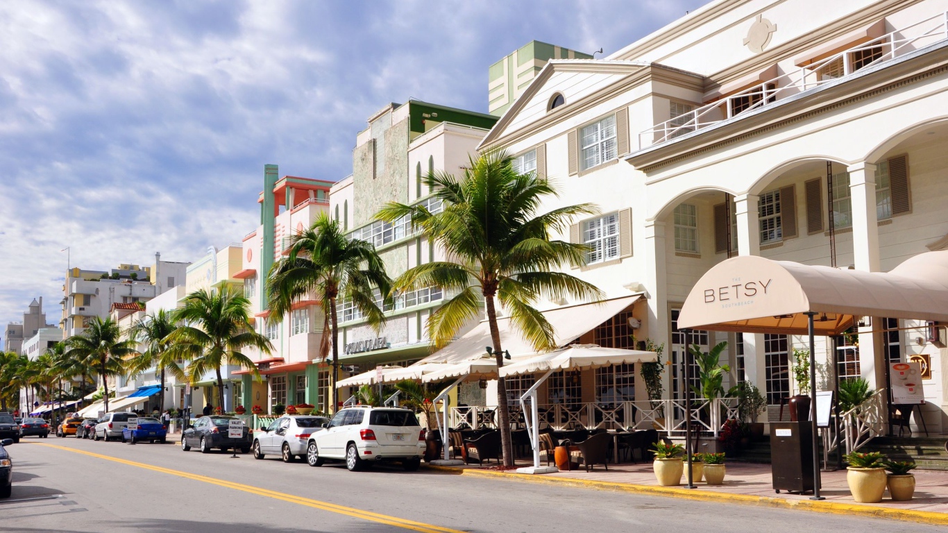 Уличные кафе в Майами