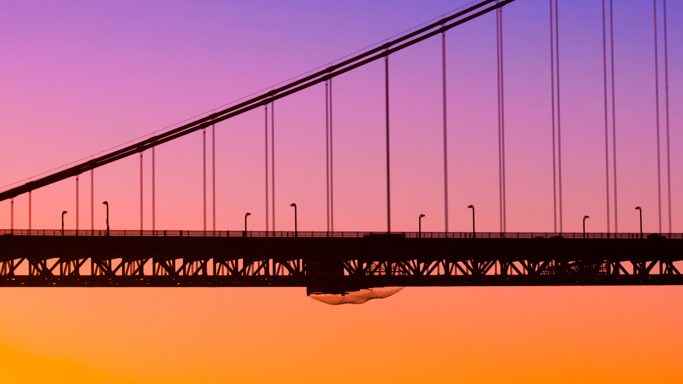 Закат в Сан-Франциско, США