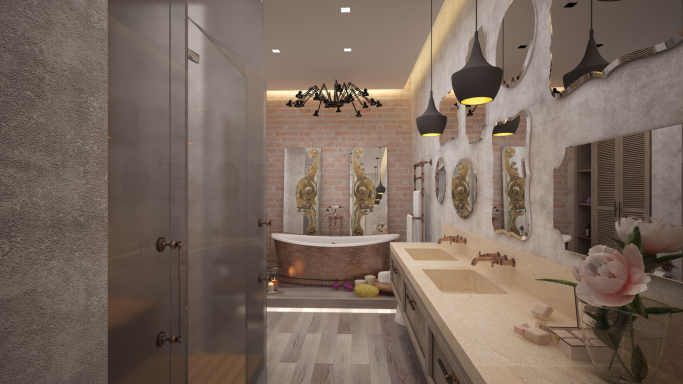 Красивая ванная