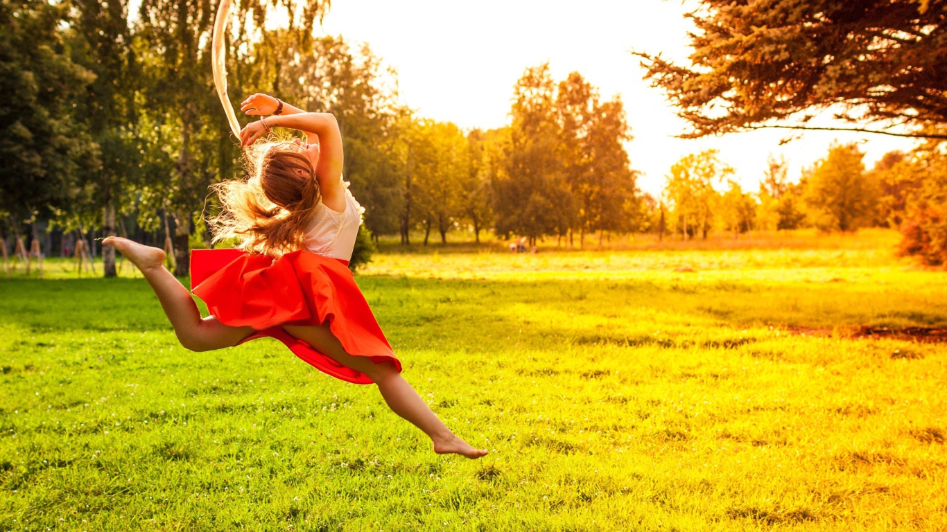 Балерина на лугу