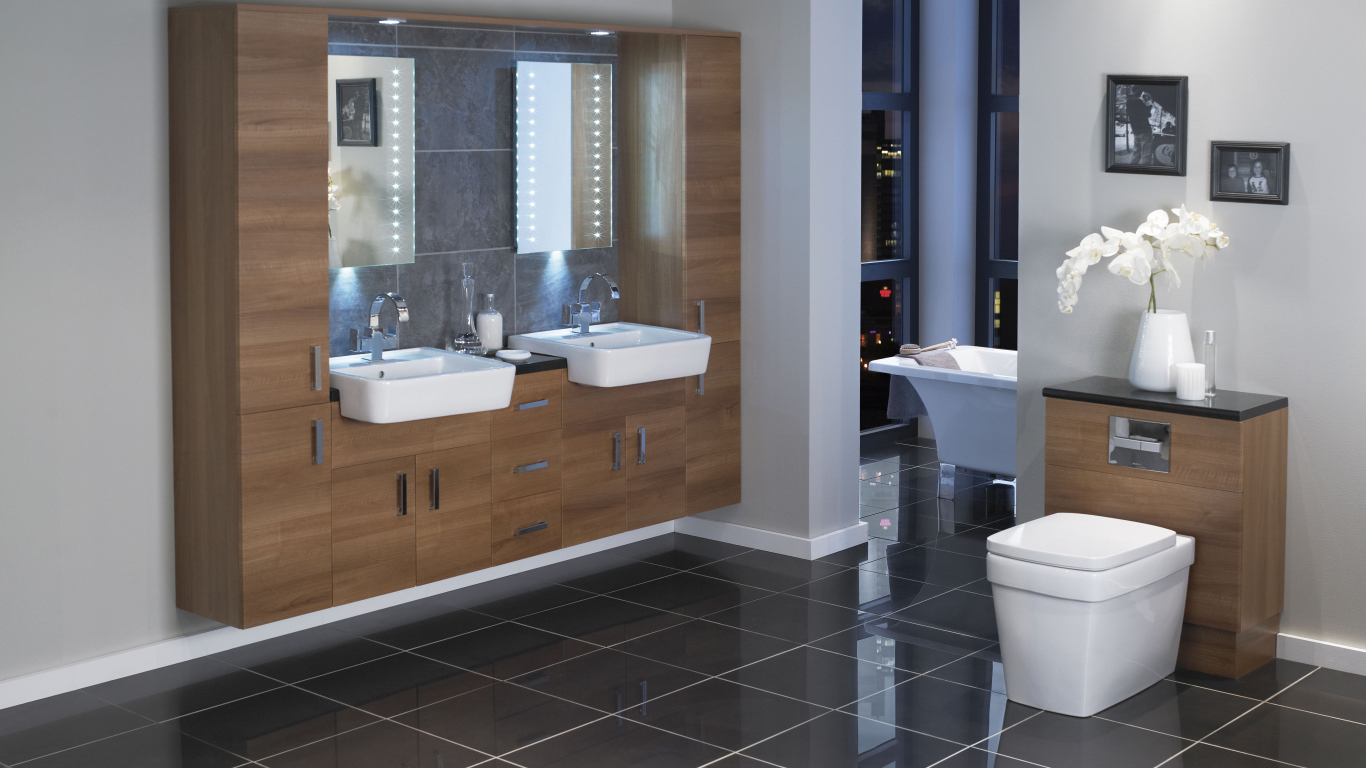 Ванная из двух комнат