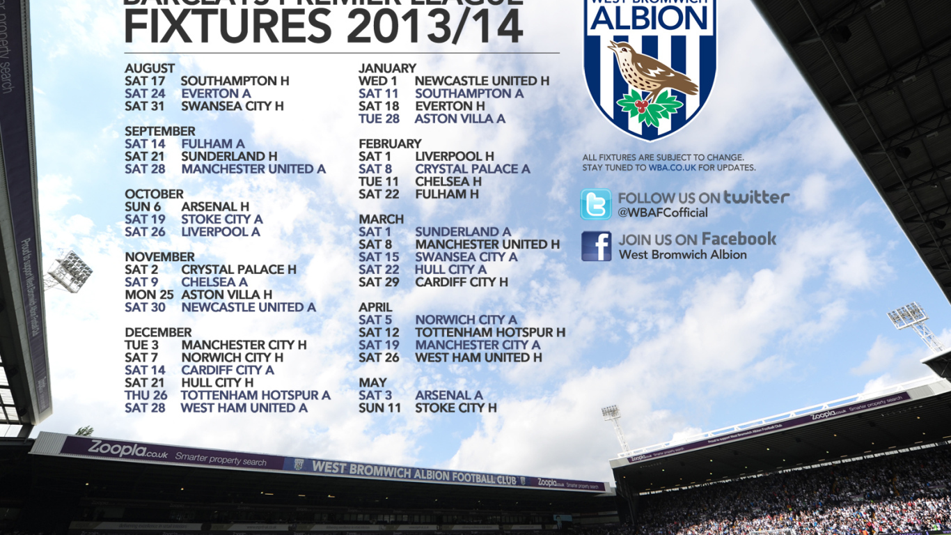 Возлюбленный футбольный клуб Вест Бромвич Альбион