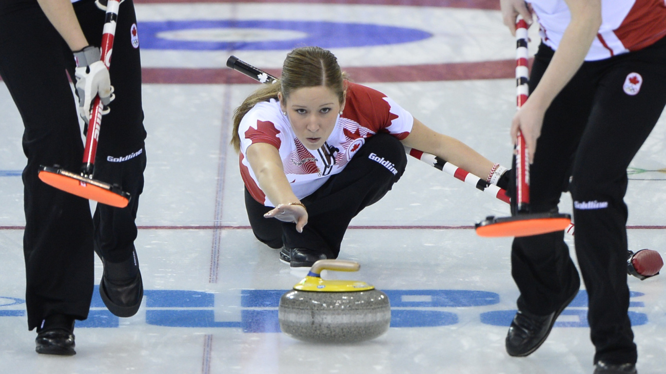 Обладательница золотой медали канадская женская сборная в дисциплине керлинг на олимпиаде в Сочи