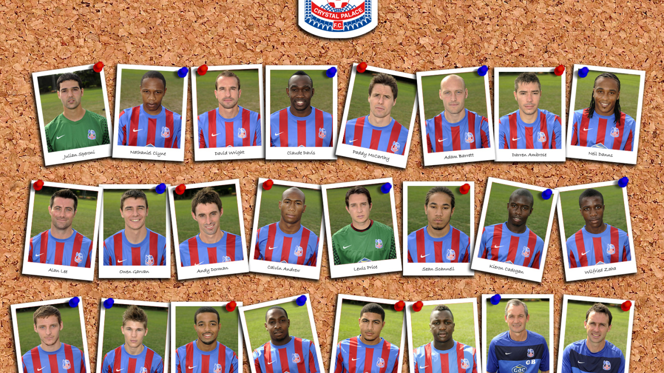 Известный Футбольный клуб Англии Кристал Пэлас