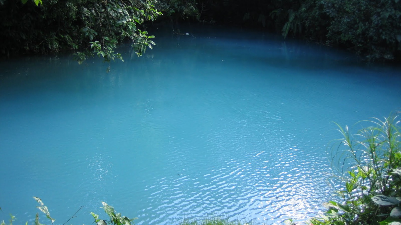 Hot lake in Costa rica