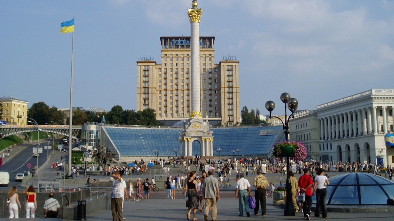 Киев в будние дни