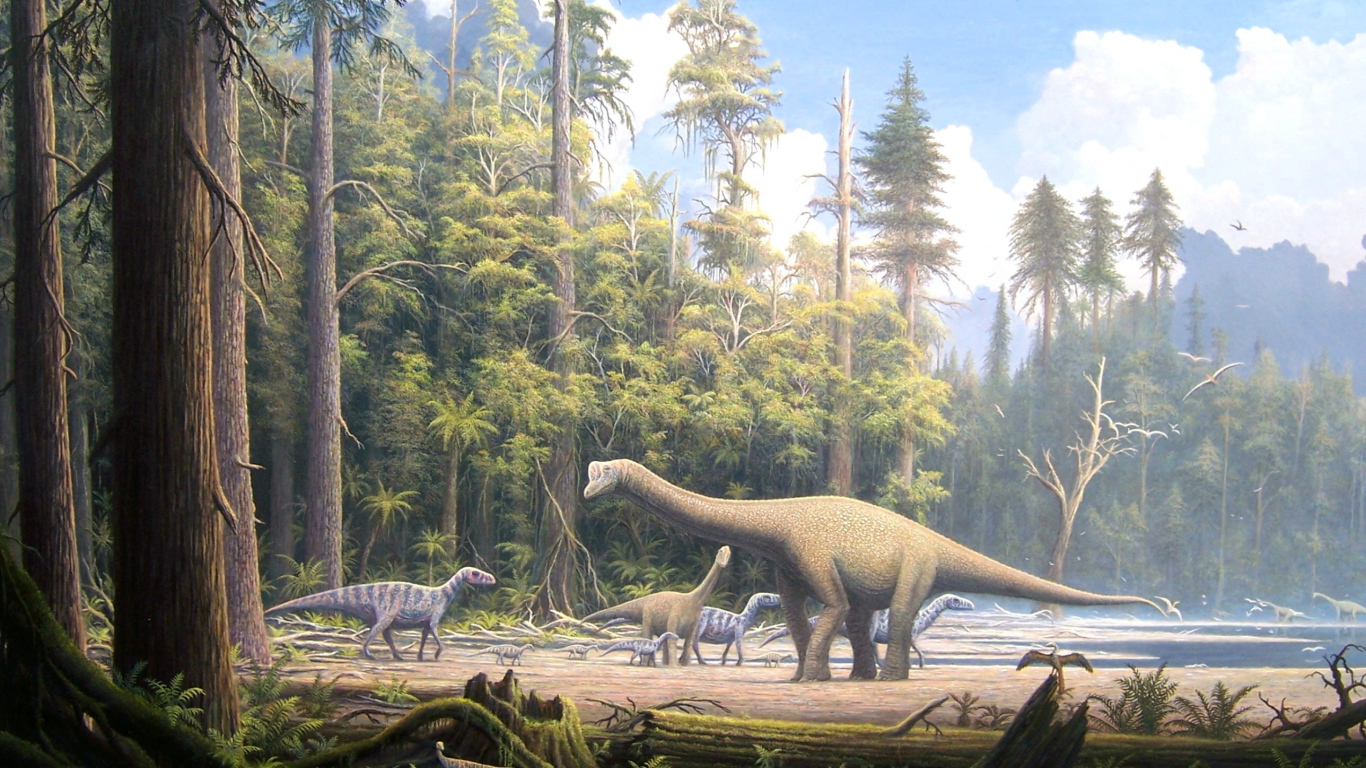 Семья динозавров