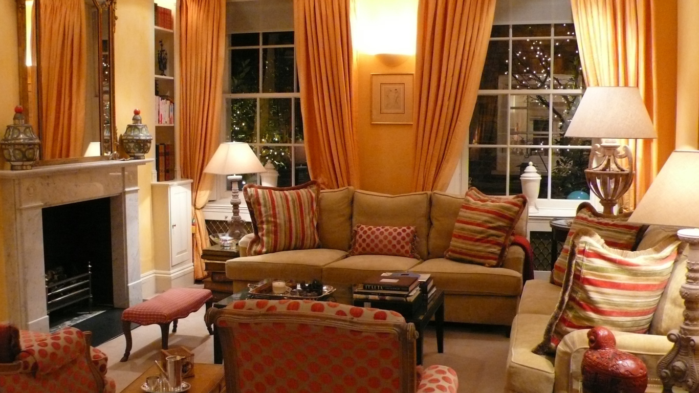 Гостиная в рождественский вечер