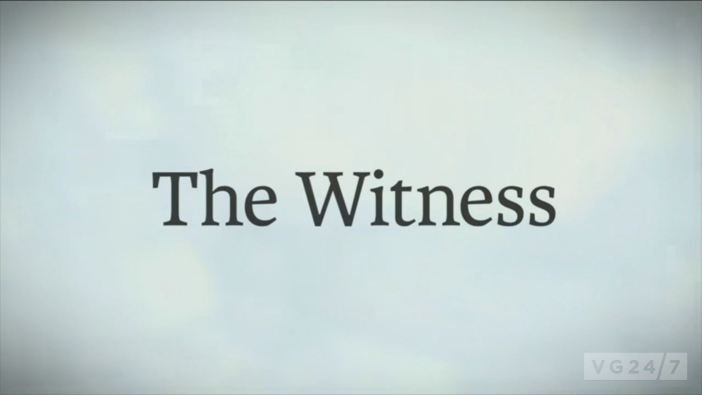 Постер игры The Witness