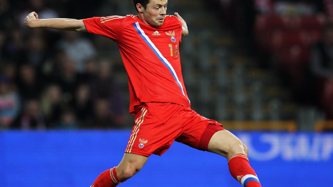 Игрок сборной России Динияр Билялетдинов