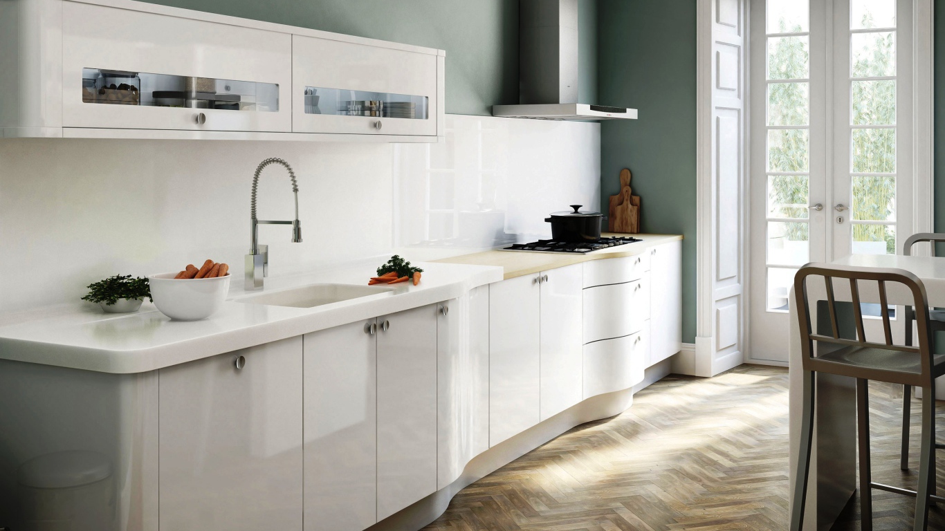 Строгий дизайн кухни