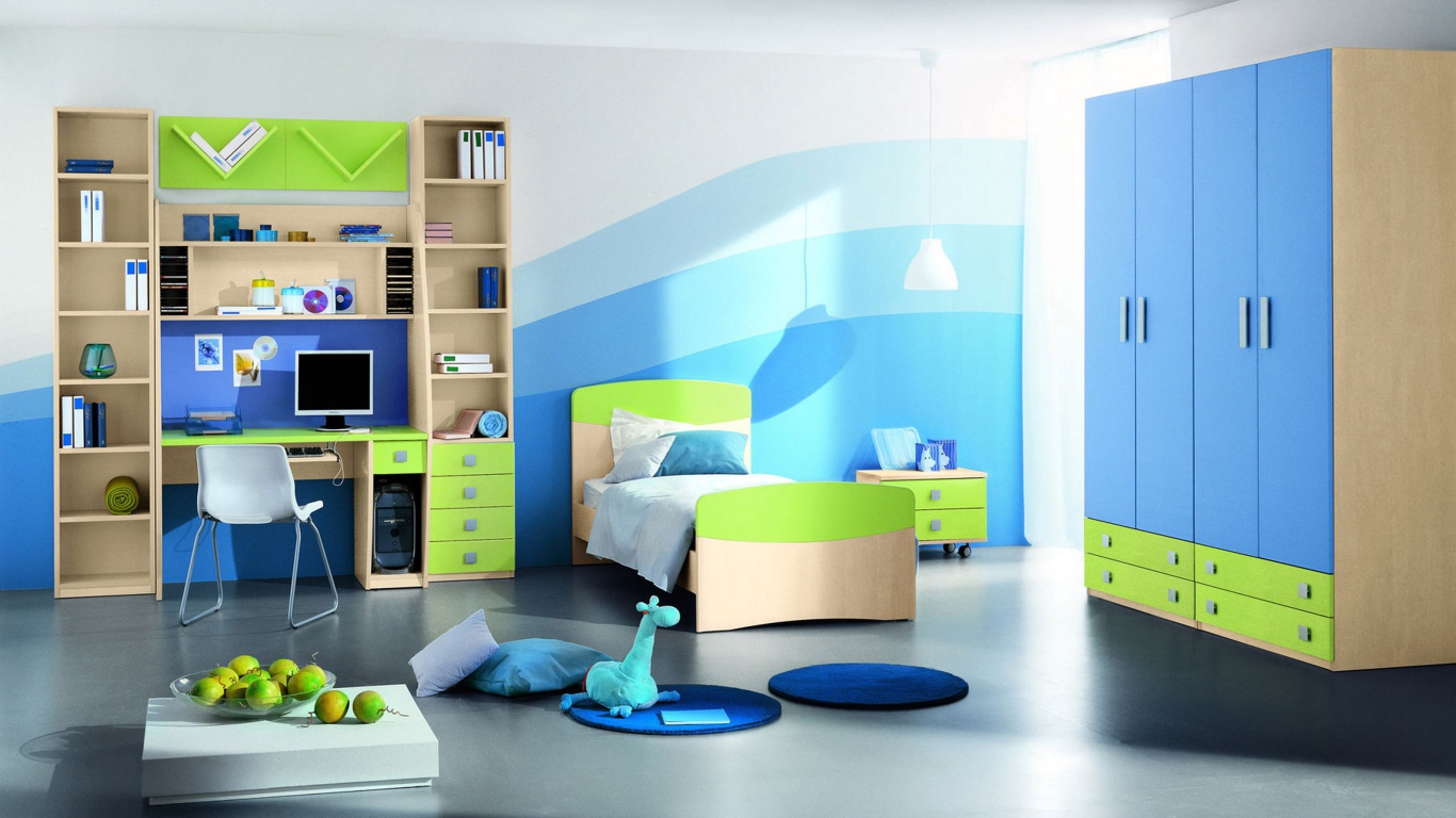 Современный дизайн детской