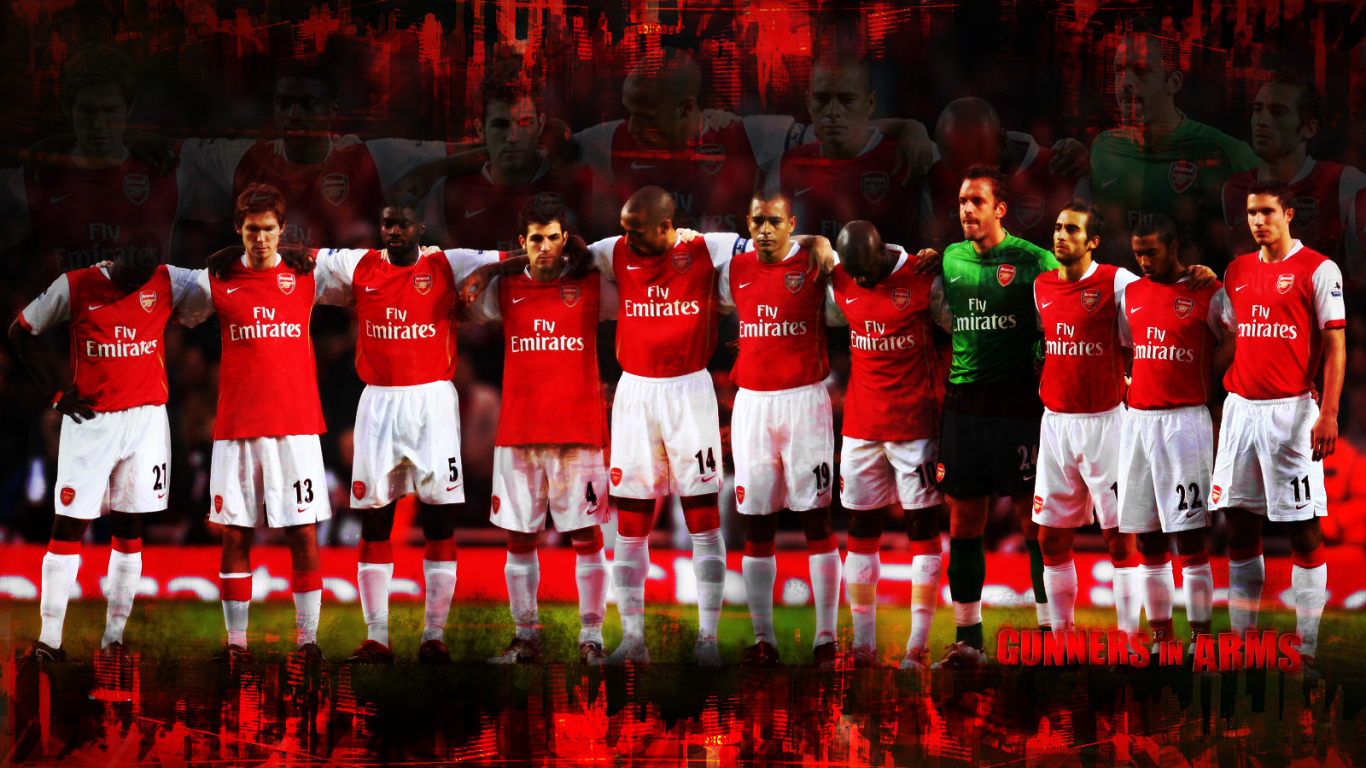 Популярная футбольная команда Арсенал