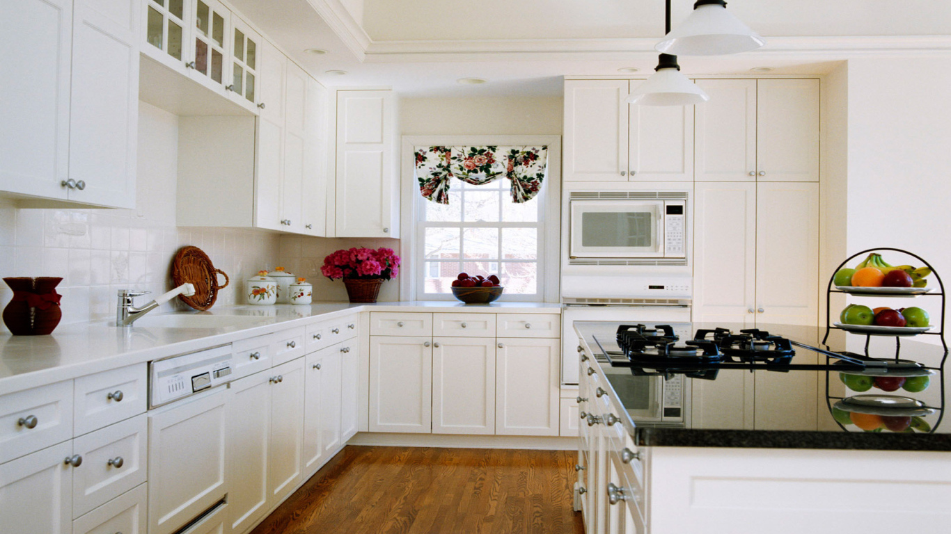 Белый цвет кухни