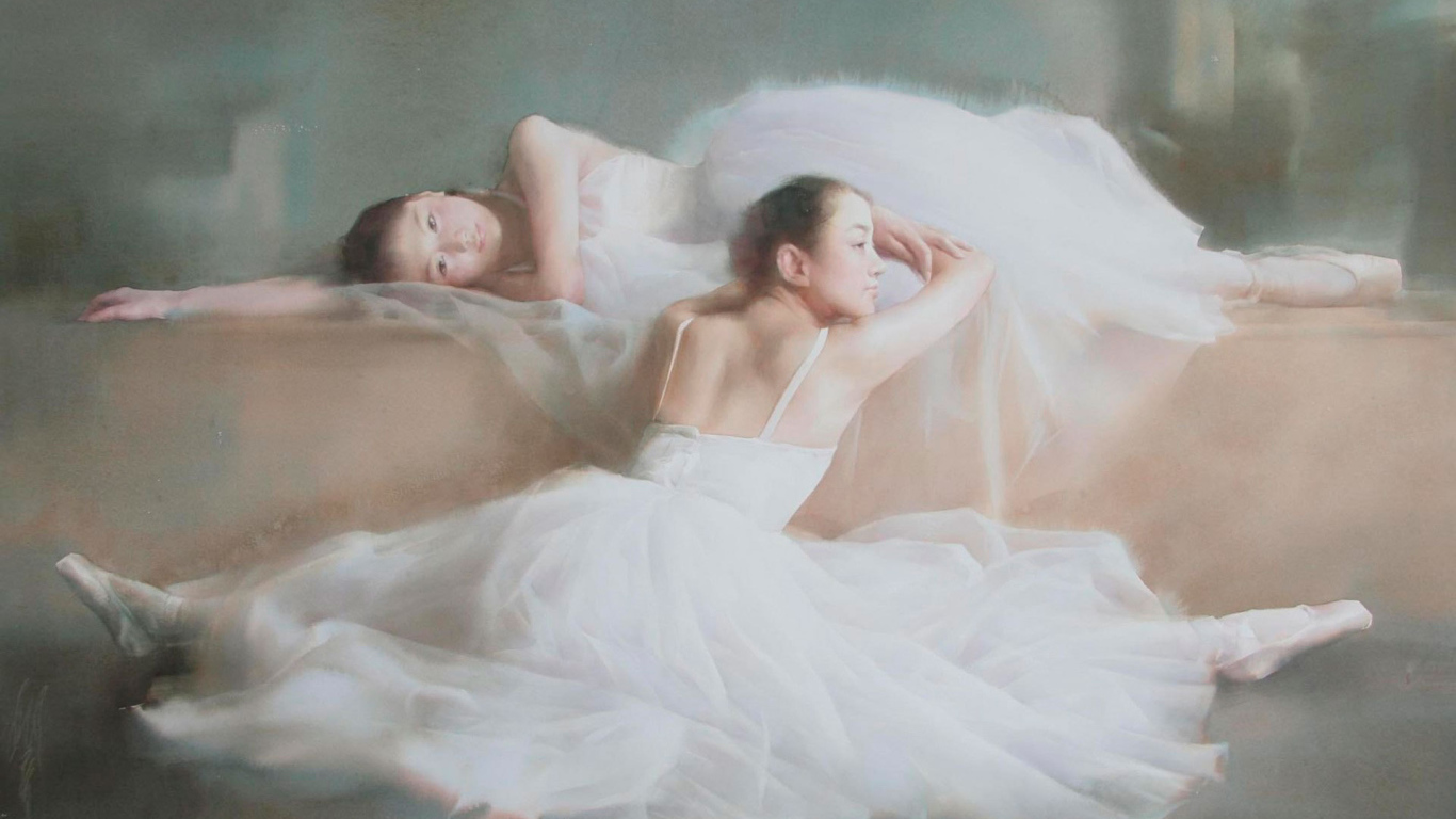 Две балерины отдыхают