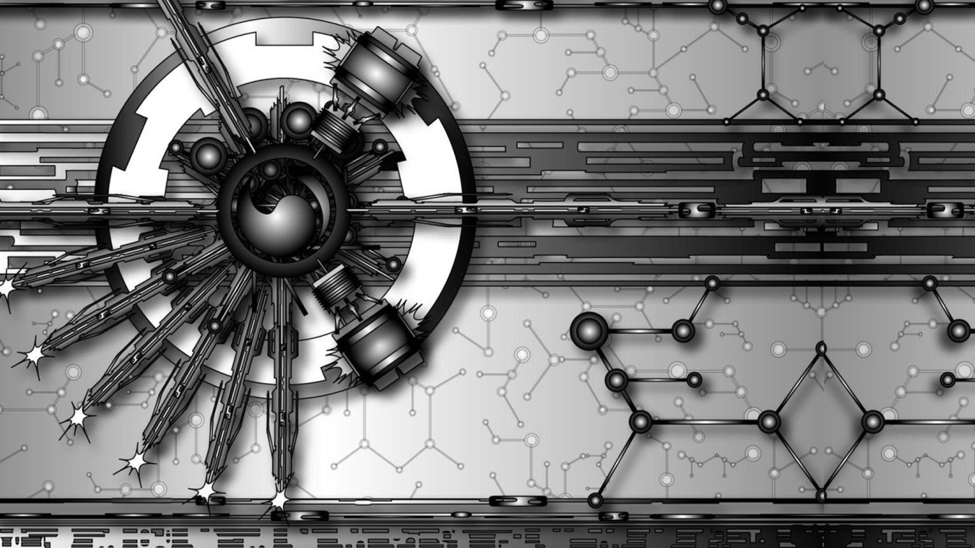 3Д механизм, абстракция