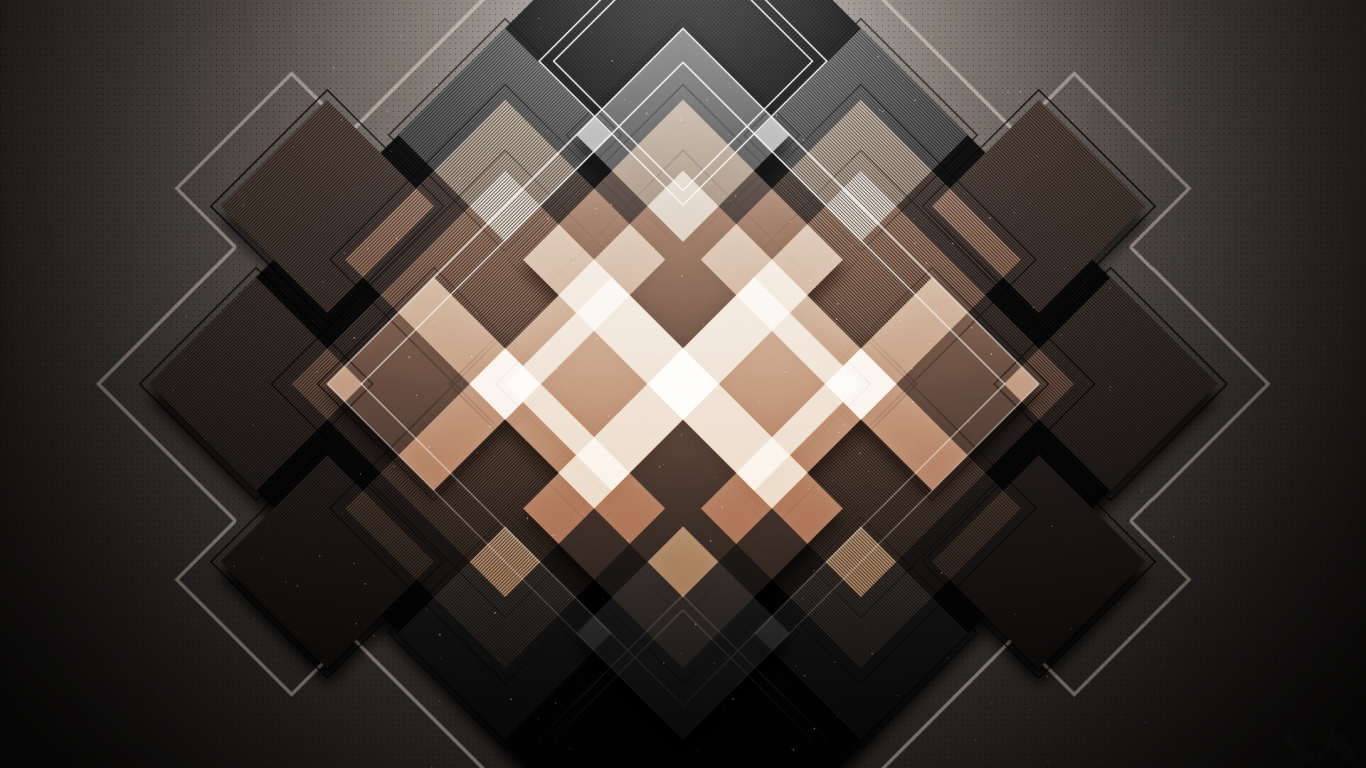 Абстрактные коричневые квадраты