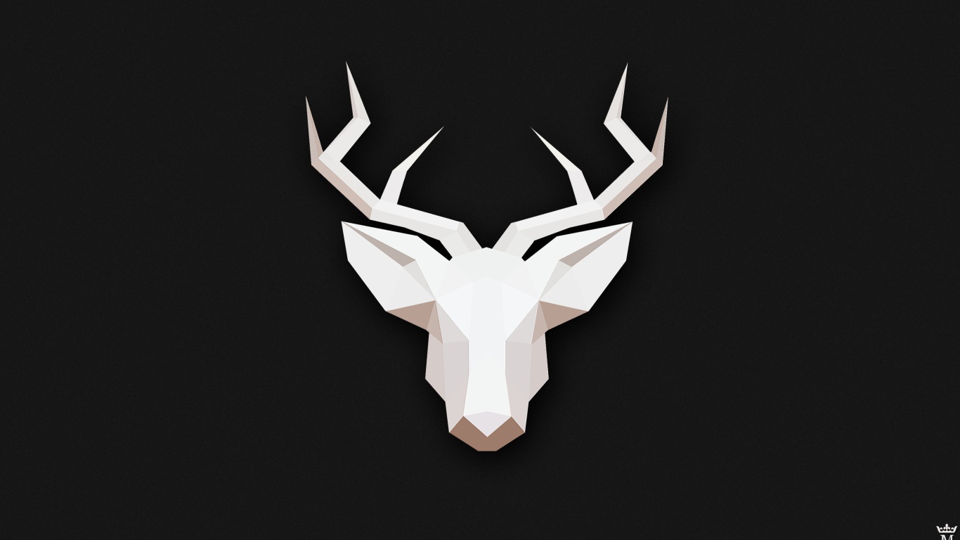 Голова оленя, 3-Д графика