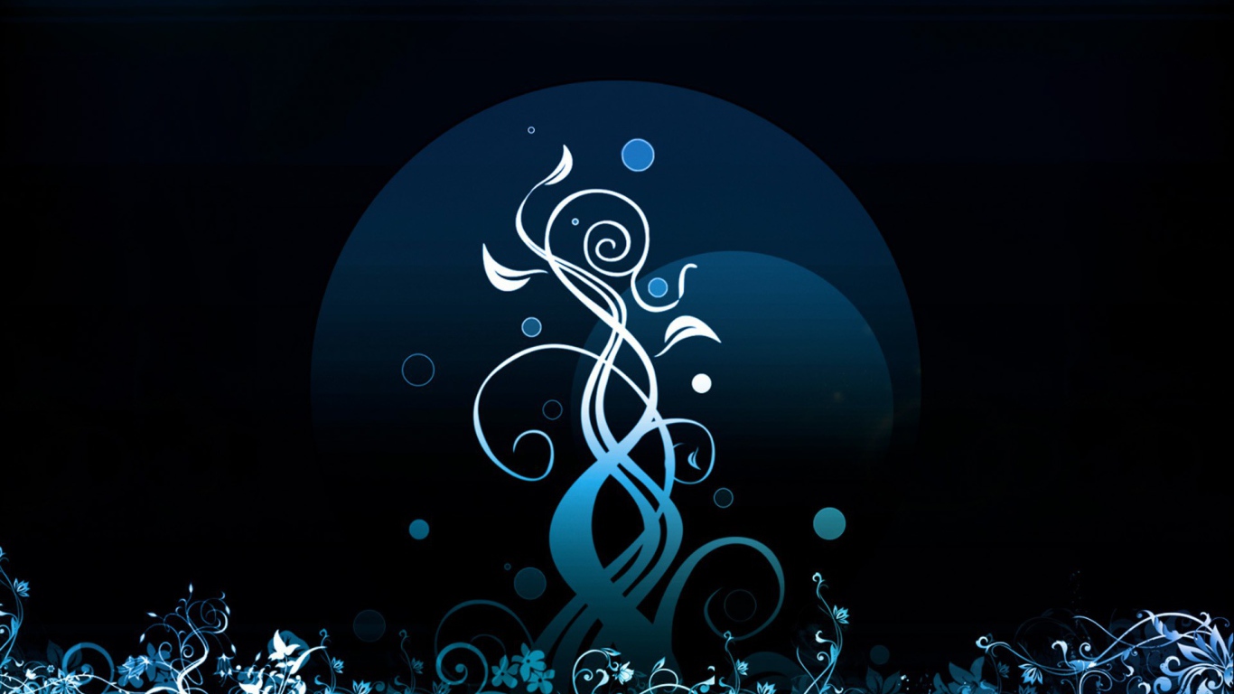 Изящный белый орнамент