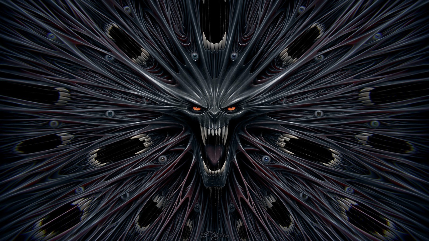 Симметричный фантастический монстр