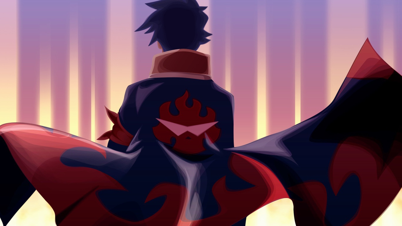 Персонаж в плаще из аниме Тэнгэн Топпа Гуррен-Лаганн