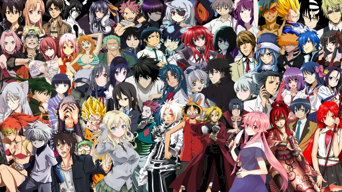 Anime Characters Haganai Desktop wallpapers 1366x768