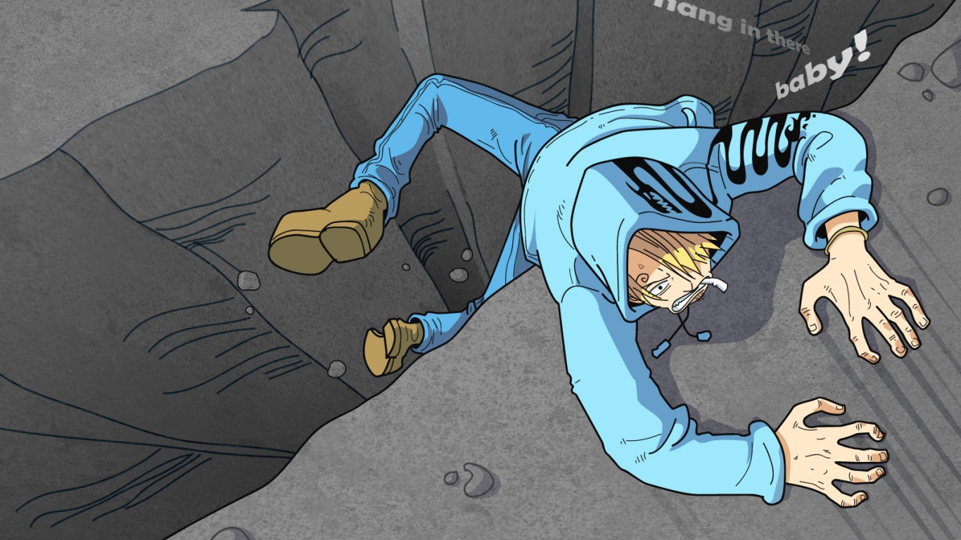 Герой аниме Большой куш на краю пропасти