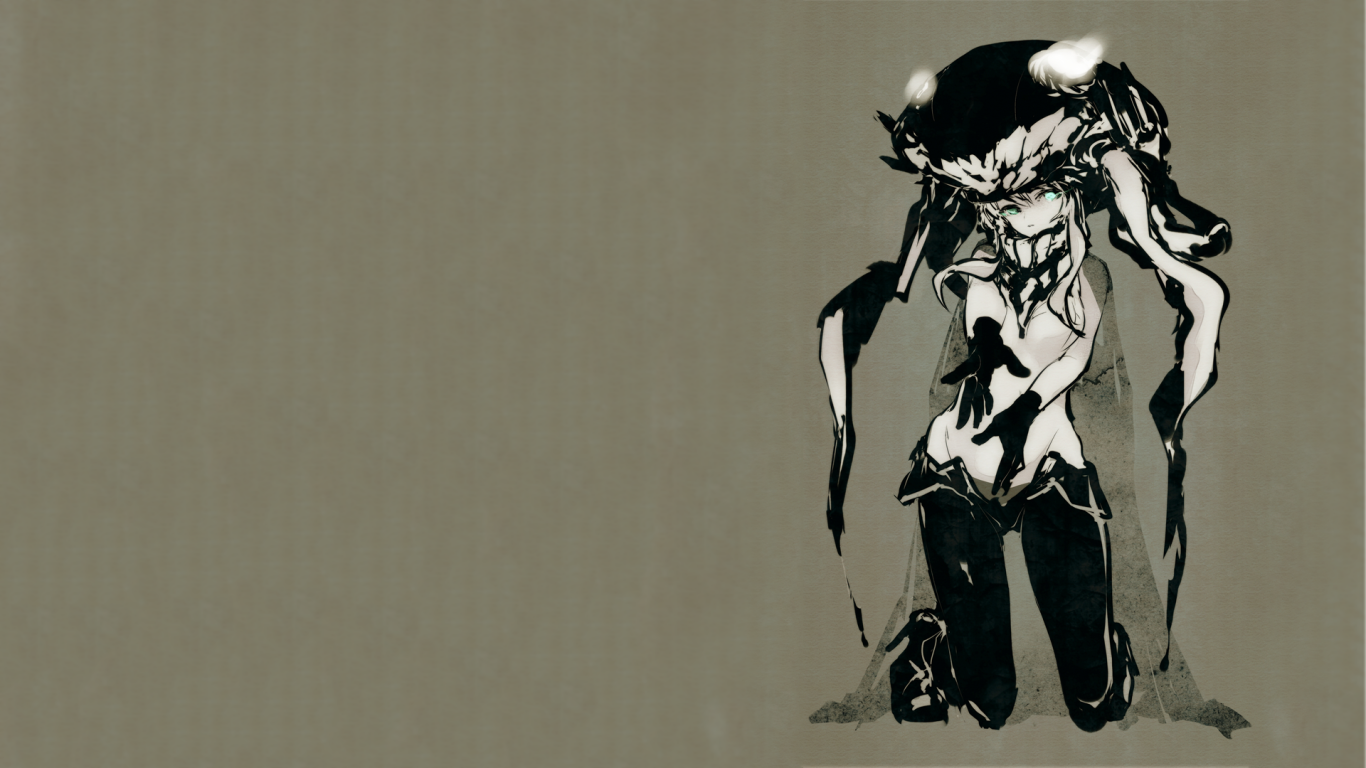 Девушка аниме в забавном головном уборе