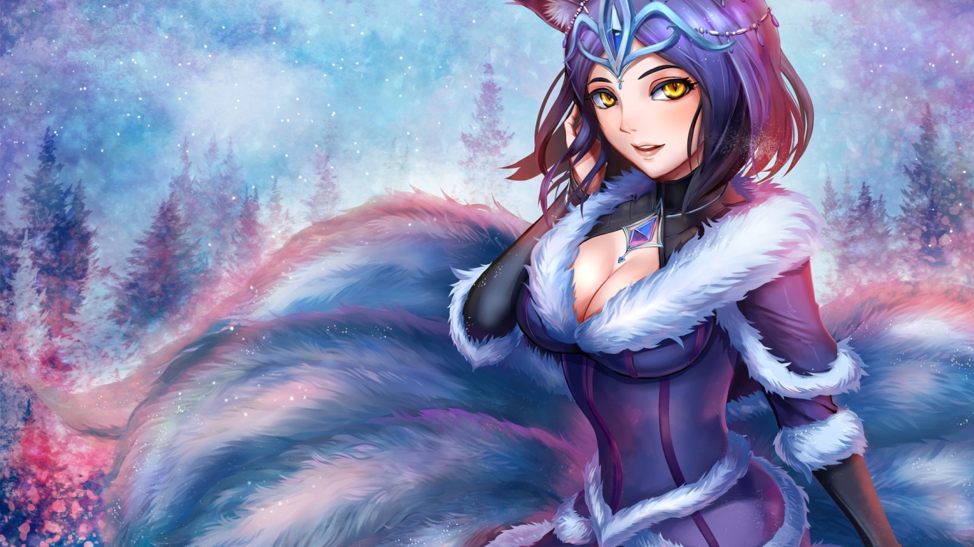 Аниме девушка оборотень