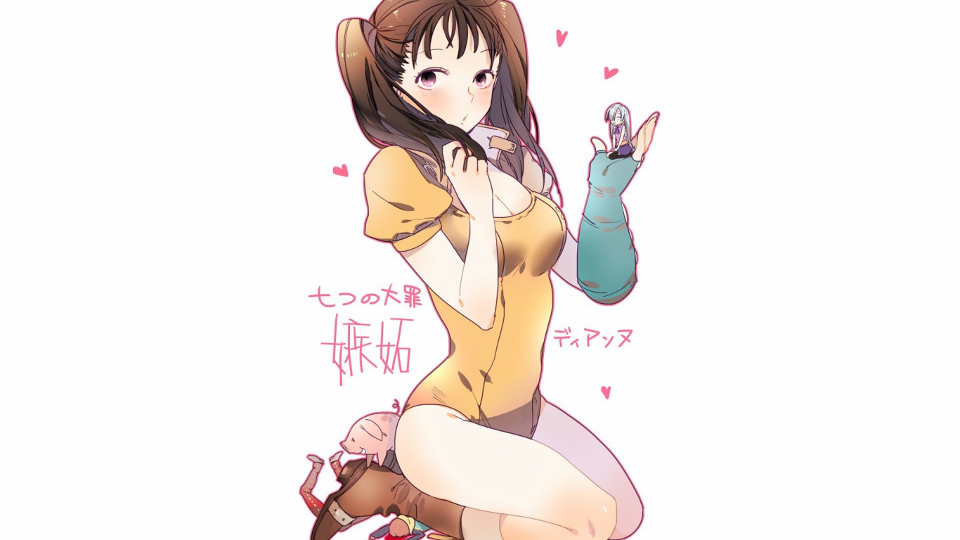 Диана из аниме Nanatsu no Taizai