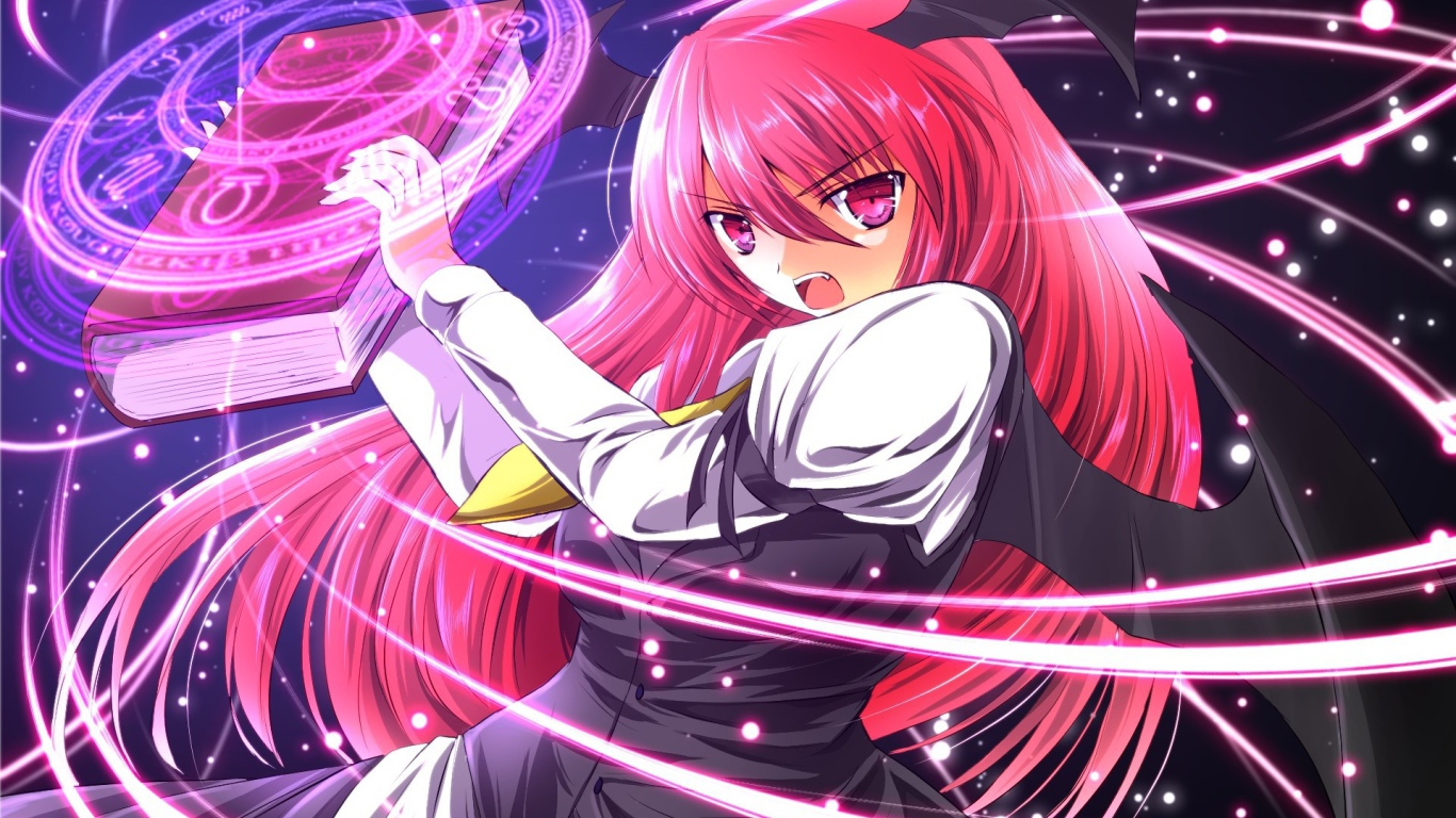 Чародейка аниме с магической книгой