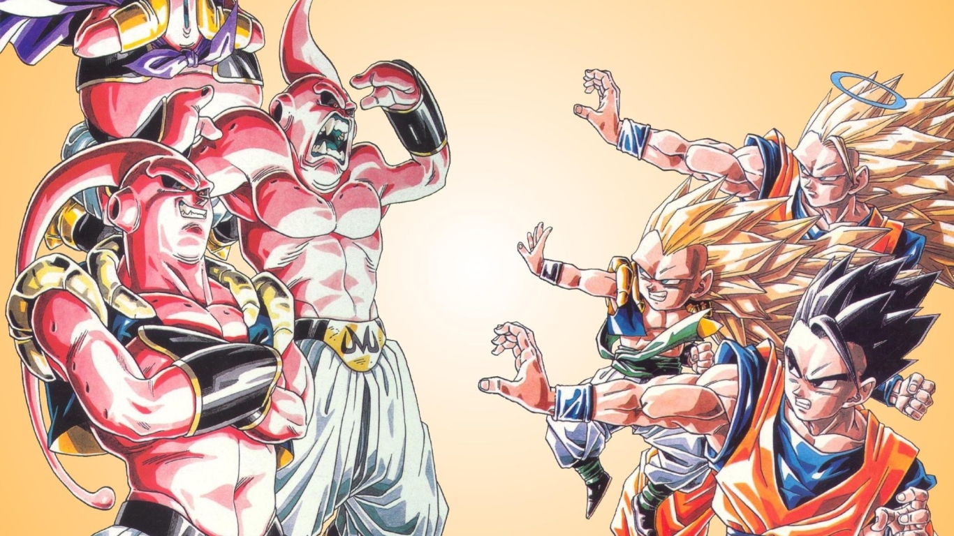 Схватка с троллями в аниме Dragon Ball