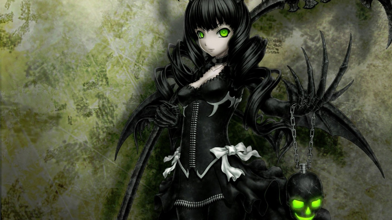 Девушка аниме мастер смерти