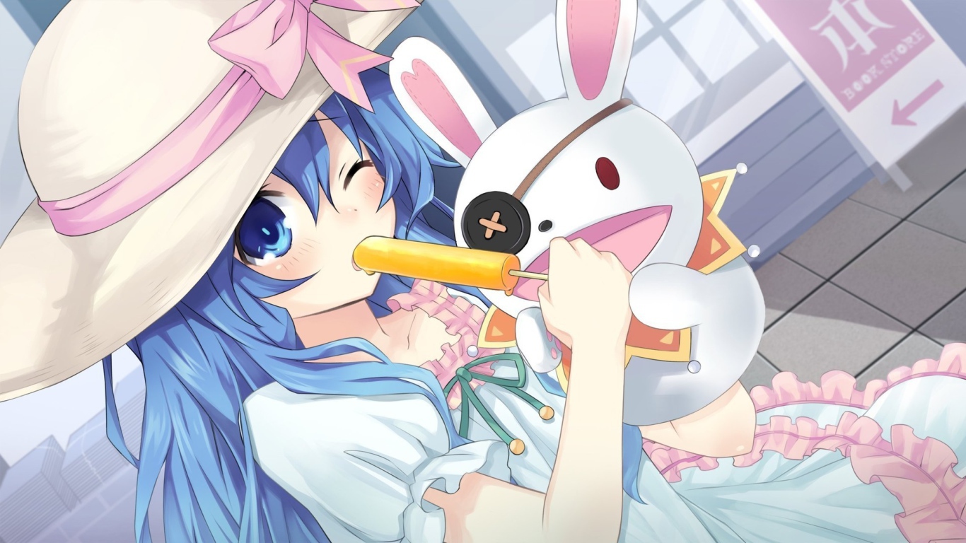 Девочка с игрушкой, аниме Date A Live