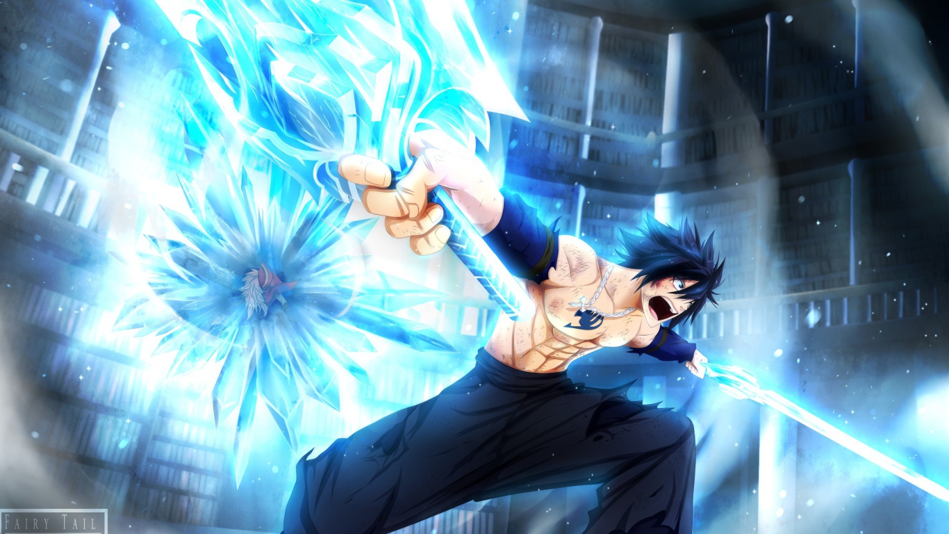 Персонаж Грей из аниме Сказка о хвосте феи