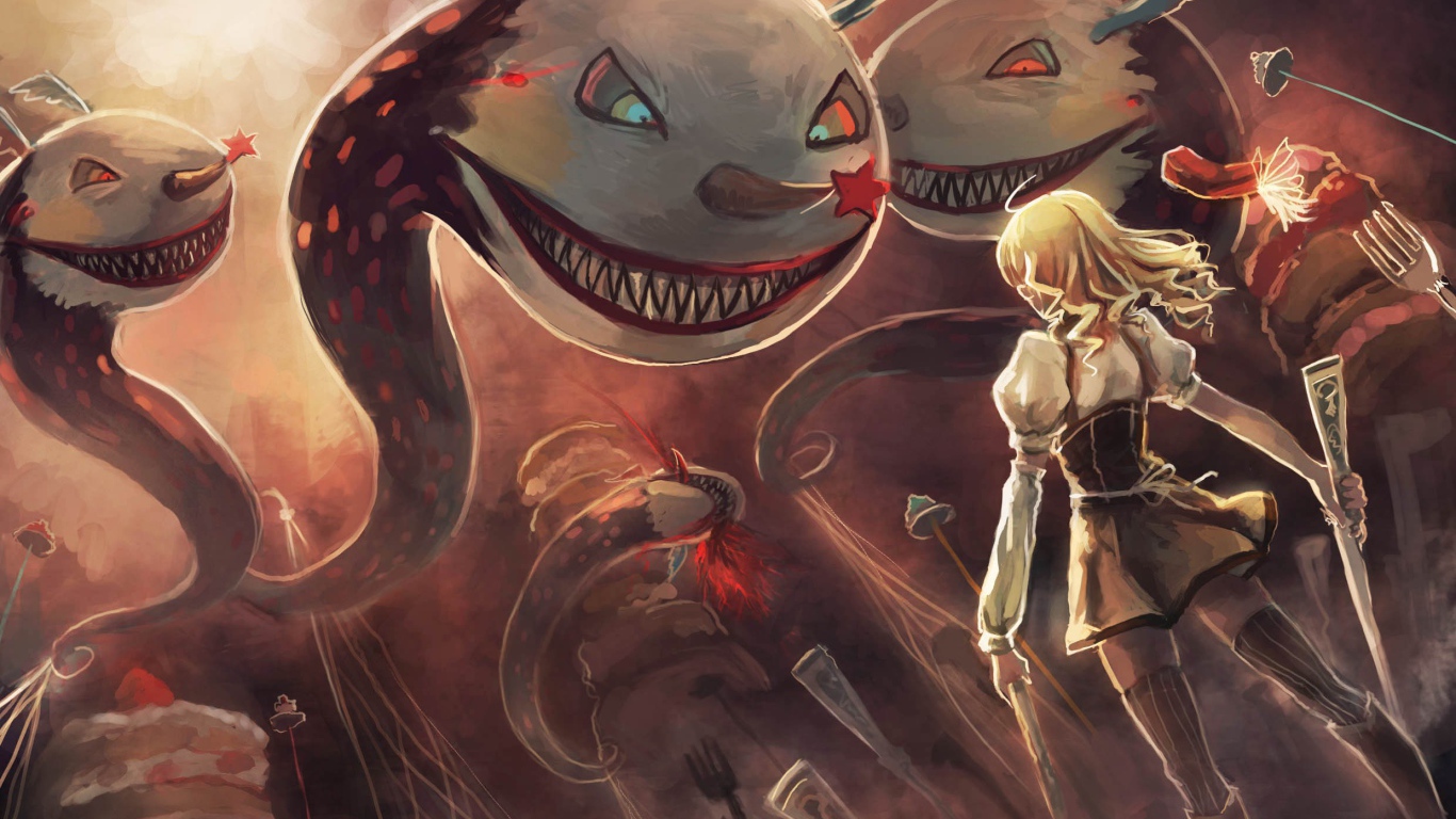 Магические создания из аниме Девочка-волшебница Мадока