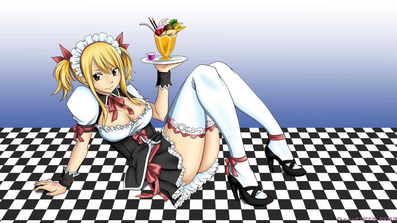 Горничная в аниме Сказка о хвосте феи