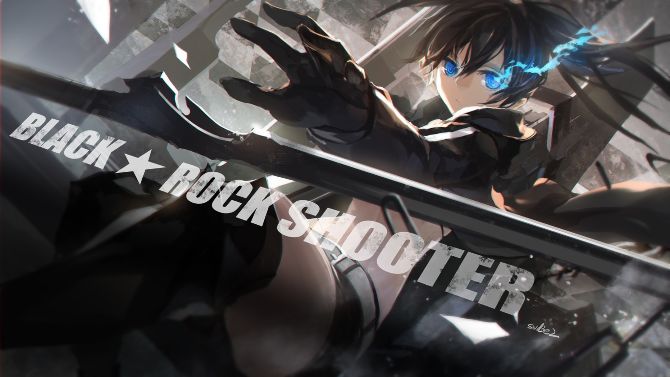 Манга аниме Black Rock Shooter